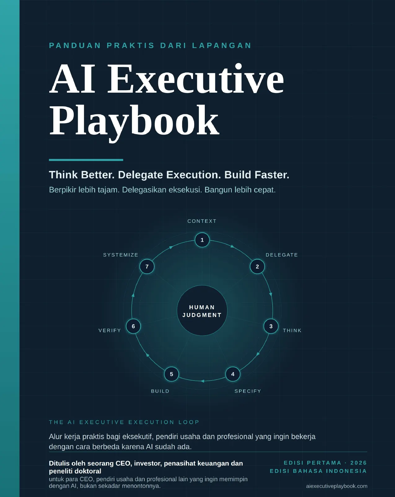 Sampul AI Executive Playbook, edisi Bahasa Indonesia